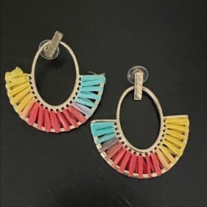 Colorful Hoop Earrings